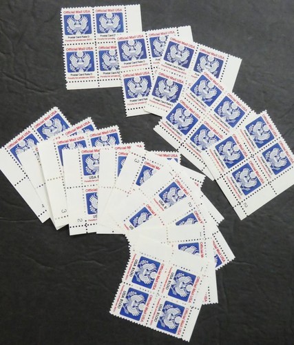 EDW1949SELL : USA 1983-85 Scott #O127 38. 5 Cplt sets of P/Bs VF, MNH Cat - Picture 2 of 4