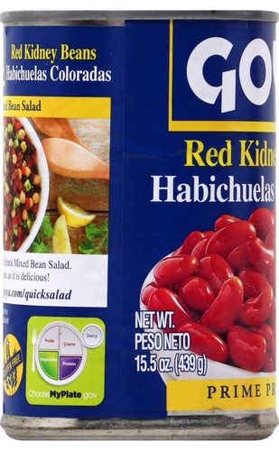 Frijoles rojos Goya, 15,5 onzas, paquete de 24 - Imagen 4 de 6
