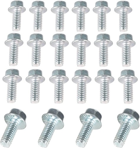 22 Pcs Oil Pan Bolt Kit for Small Block Ford Chevy SBC SBF 5.7L 5.0L - Picture 2 of 8
