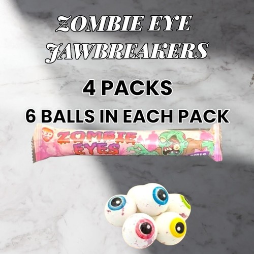 Jawbreakers ZED Candy Sweets 6 confezioni palline tutti i gusti - 4 confezioni 24 Jawbreakers - Foto 26 di 26