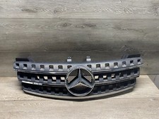 OEM MERCEDES W164 ML350 ML500 2006-2008 FRONT HOOD GRILLE BLACK CHROME W/ EMBLEM