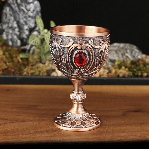 High-grade Metal Goblet Sip Cup 30ml Wine Glass Creative Home Retro Wine Glass~U - Picture 14 of 23