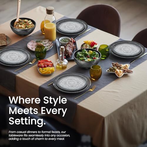 bzyoo 12 Piece Black Melamine Assorted Item Package Quantitys , Colors - Picture 5 of 70