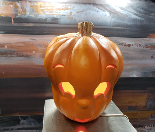 VTG 1995 Trendmasters Casper Friendly Ghost Halloween Light up Foam Pumpkin Mold