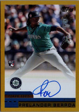 2024 Topps Archives '00 Fan Favorites Autographs Gold Foil Prelander Berroa /50