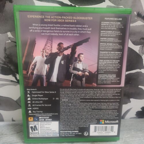 🏁 Grand Theft Auto V (Microsoft Xbox Series X|S, 2022)🆕️OpenBox‼️ - Picture 2 of 3