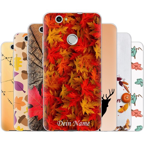 Dessana Autumn Pattern Silicone Protection Cover Case Phone For Huawei - Picture 6 of 14