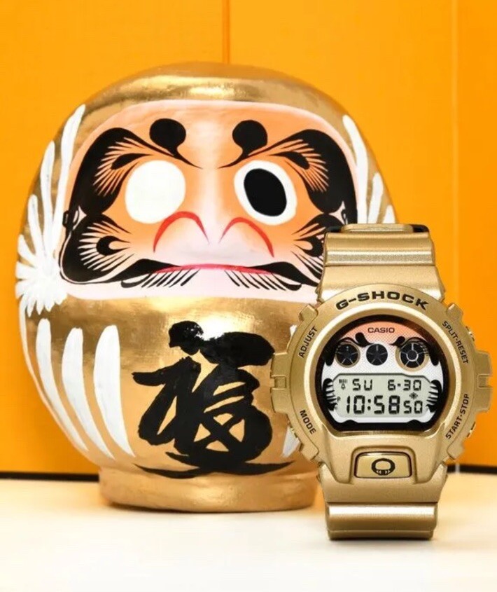 りょうらんCASIO G-SHOCK「達磨」【DW-6900GDA-9JR CASIO G-SHOCK GOLD DARUMA DW-6900GDA-9JR LIMITED EDITION JDM