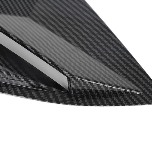 Cubierta de persiana lateral de ventana negra carbono para Chevrolet Corvette C8 2020-2023. - Imagen 11 de 14