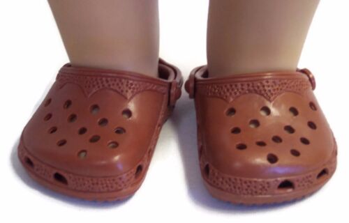 Brown Duc Shoes for 18 inch Doll Clothes Girl Boy - 第 4/5 張圖片
