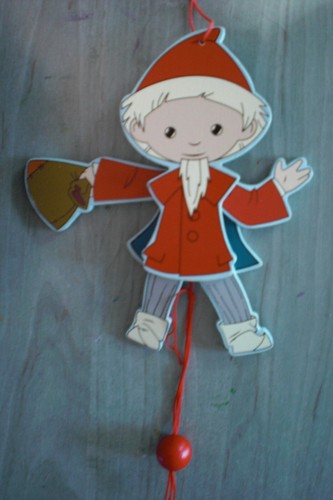 Hampelmann Sandmann 17,5 cm hoch aus Holz Kennung (2014 MDR und rbb) - Bild 2 von 4