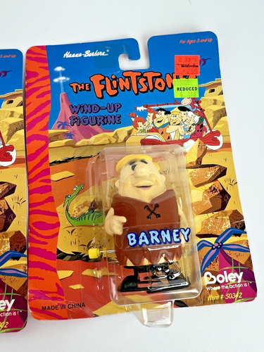 3 juguetes de cuerda vintage Barney, Bamm-Bamm y guijarros. Los Picapiedra - Imagen 4 de 6