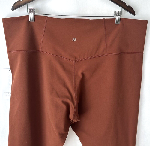 NWT Athleta Ultra High Rise Elation 7/8 Tight 3X 24W 26W Ancient Mahogany Brown - Picture 7 of 10