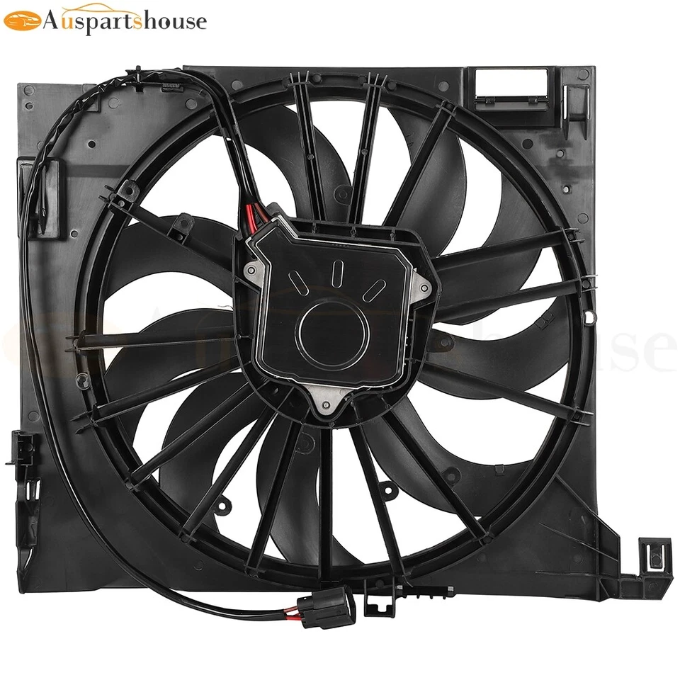 Conjunto de ventilador de radiador para JAGUAR XF 10-19 2010-2015 JAGUAR XJR575 XJR XFR XF Foto 2 de 4