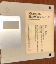 Microsoft Sidewinder 3D Pro 63545 Joystick PC Setup 3.5  HD Diskette 326-095-002