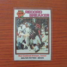 1979 Topps Payton Record Breaker #335 Football Card