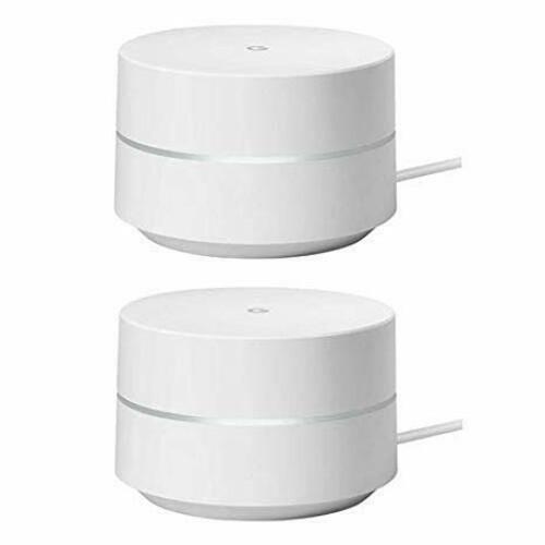 Google Nest 2 Pack Wi-Fi Router With Power Cords - - Picture 1 of 1