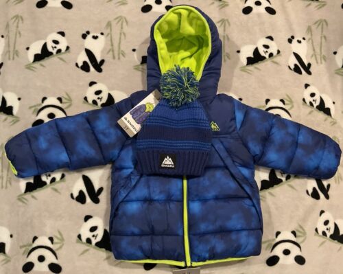 Snozu Kinderjacke 3T blau mit Mütze Kleinkind - Bild 2 von 6