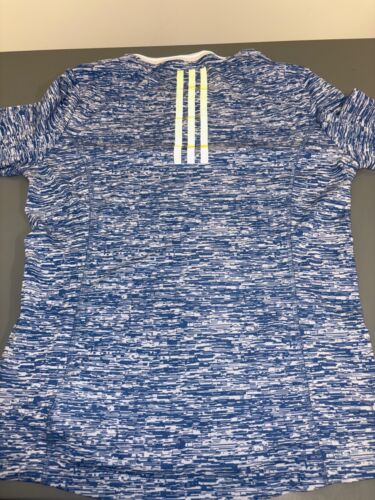 Boston Marathon Adidas Shirt Mens Blue Long Sleeve Running Race Tee - Picture 6 of 6