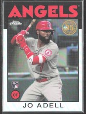 2021 Topps Chrome 1986 Baseball Jo Adell Rookie Los Angeles Angels #86BC-11