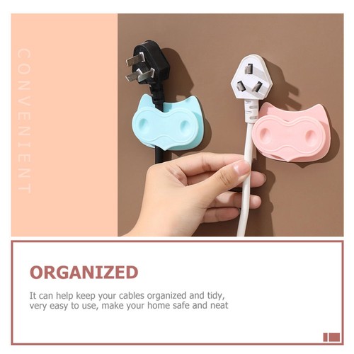 4 Pcs Klebriger Kabelmanager Kabelhalterclips Drahtklammern Kleben - Afbeelding 7 van 12