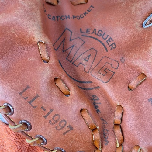 Guante de béisbol Mag Leaguer RHT 11" modelo LL-1997 bronceado EZ captura bolsillo cuero de vaca - Imagen 5 de 8