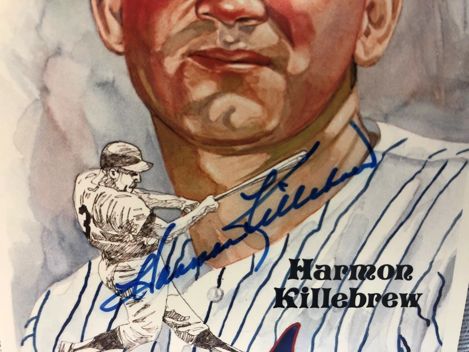 Harmon Killebrew Signed Autographed Perez Steele Hall of Fame Postcard #188 JSA - Image 2 of 3