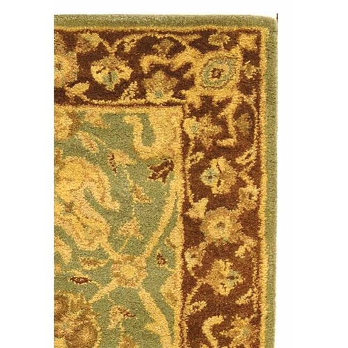 Safavieh Antiquity GREEN / BROWN 2'-3" X 4' Area Rug - AT21H-24 - Picture 3 of 3