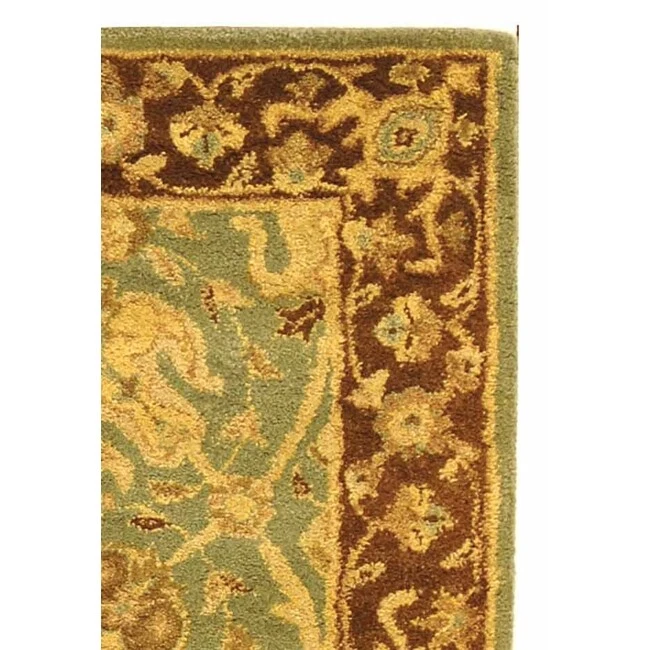 Safavieh Antiquity GREEN / BROWN 2'-3" X 4' Area Rug - AT21H-24 - Image 3 of 3