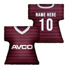 United 1986 Home Shirt Personalised Retro Football Shirt Shaped Cushion