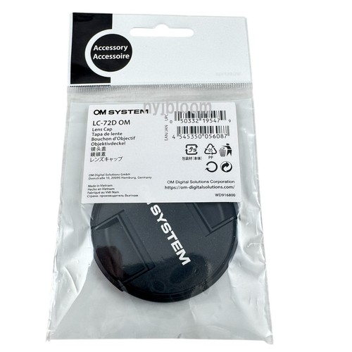 New OM SYSTEM Front Lens Cap LC-72D for ED40-150mm F2.8 PRO Lens - Picture 1 of 5