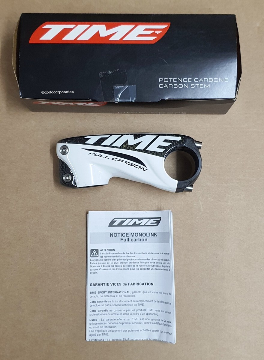 TIME STEM MONOLINK ULTEAM FULL CARBON White 90/100/110/120 TIME STEM MONOLINK ULTEAM FULL CARBON White 90/100/110/120