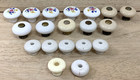PORCELAIN PULLS KNOBS Vintage Ceramic Cabinet Drawer Furniture Mixed Lot of 19