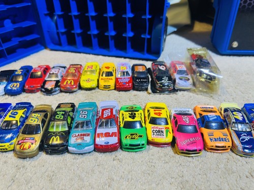 79+ Huge Lot NASCAR Diecast Race Cars In Hot Wheels Case Action Team Caliber Old - Picture 14 of 22