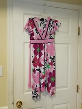 Speechless Dress Girls Sz 10 Pink Floral Short Sleeve