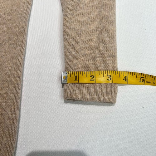 J Crew Always 1988 Roll Neck Sweater Size XS Merino Wool Blend Beige Preppy Cozy - Picture 9 of 12