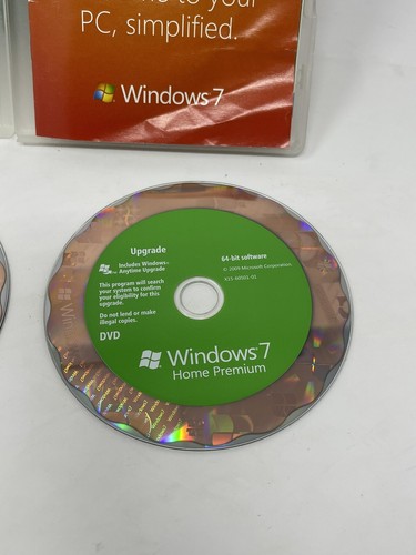 Microsoft Windows 7 Home Premium Upgrade for Windows Vista w/ Key - Picture 3 of 6