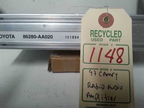 Toyota Camry 1997 amplificador de audio fabricante de equipos originales 86280-aa020 #1148 - Imagen 2 de 4
