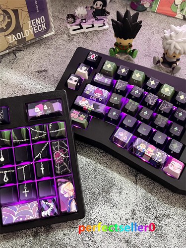 HUNTERxHUNTER Keycap PBT MOA Cherry MX Sublimation 142 Keys gifts For Keyboards - Picture 4 of 23