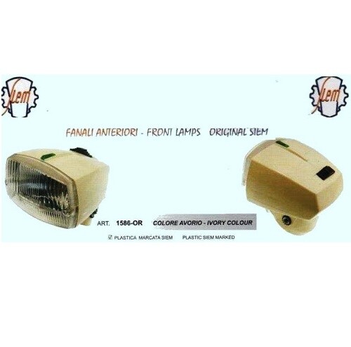 Vorderlicht Elfenbein Kunststoff Siem CIF 1586 Piaggio Ciao SC Special-image