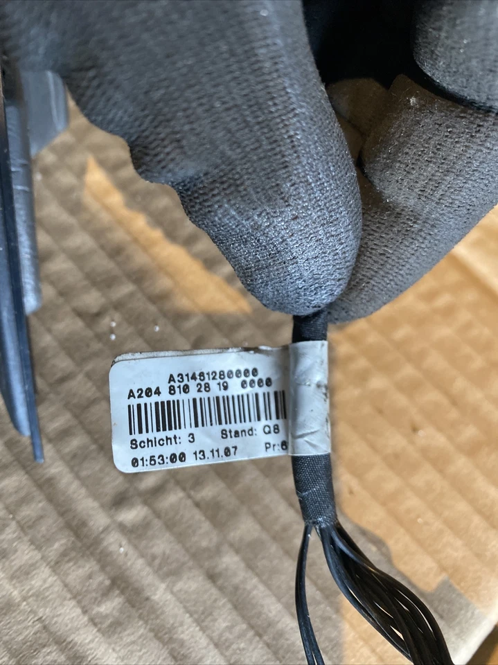 Espejo ala derecha plegable eléctrico para conductor eléctrico Mercedes Clase C a2048102819 Foto 3 de 4