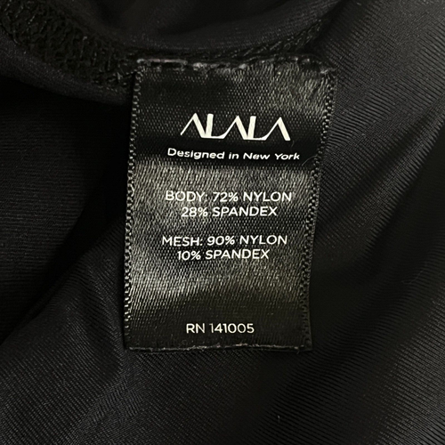 Leggings de malla negros ALALA Capris tiro alto atletismo talla X pequeños - Imagen 9 de 10