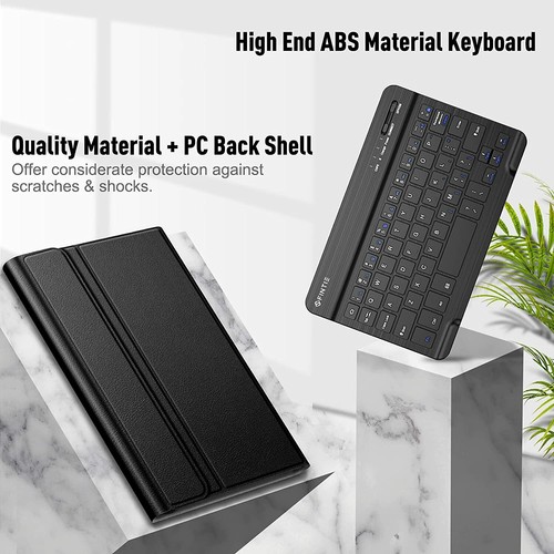Wireless Bluetooth Keyboard Case Cover For Samsung Galaxy Tab A7 Lite 8.7'' 2021 - Picture 6 of 15