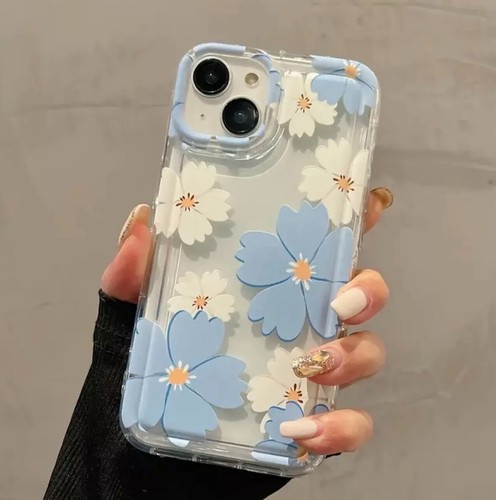 Case For iPhone 16 15 14 Max Plus 12 Shockproof Love Heart &Flower Pattern Cover - Picture 93 of 93