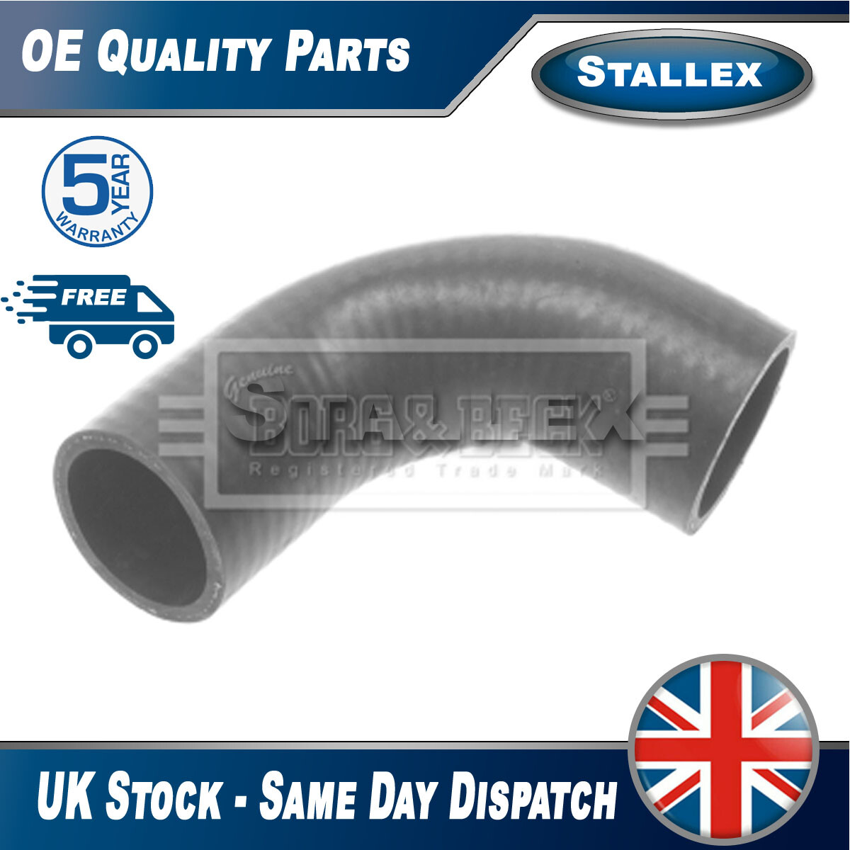 Fits Ford C-Max Focus Volvo C30 S40 V50 1.6 D dCi Turbo Hose Stallex #3 ...