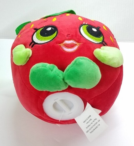 SHOPKINS FRAGOLA BACIO PELUCHE SALVADANAIO BANCONOTE SALVADANAIO DECORATIVO NUOVO - Foto 2 di 5