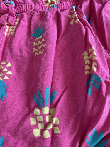 Cat & Jack  Pineapple Print 1 Pc Spaghetti Strap Romper  Pink  Girls 10-12 - Picture 2 of 4
