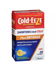 Cold Eeze Plus Defense Natural Manuka Honey Lemon Flavor 25 Lozenges Cold-Eeze