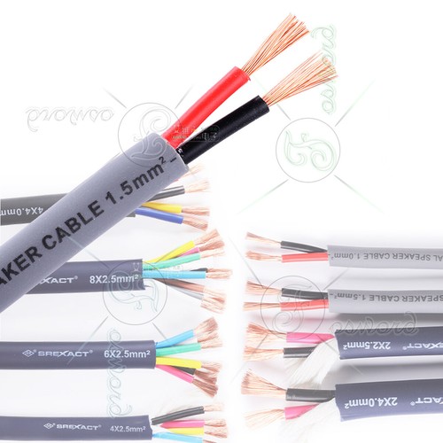 CAR AUDIO SPEAKER WIRE 2/4 CORE 1.5 2.5 4MM² SHIELD HIFI SIGNAL STUDIO RECORDING - Picture 2 of 8
