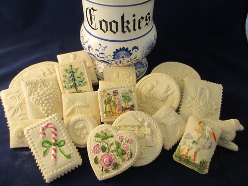 RARE SWITZERLAND SPRINGERLE SHORTBREAD SUGAR Cookie Stamp Press Mold LOVE LETTER - Picture 11 of 12